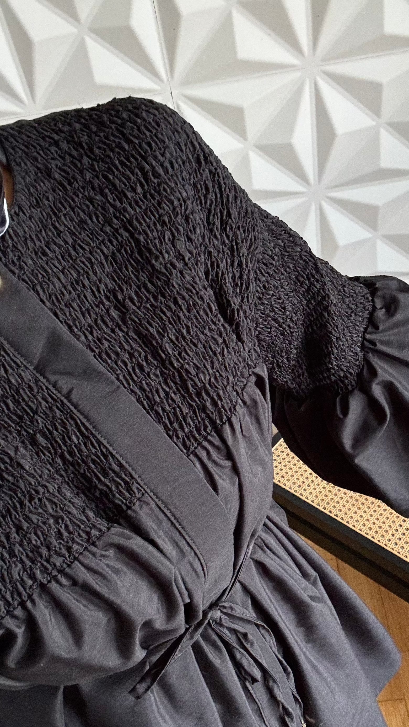 Ensemble Blouse smockée et Pantalon droit slim